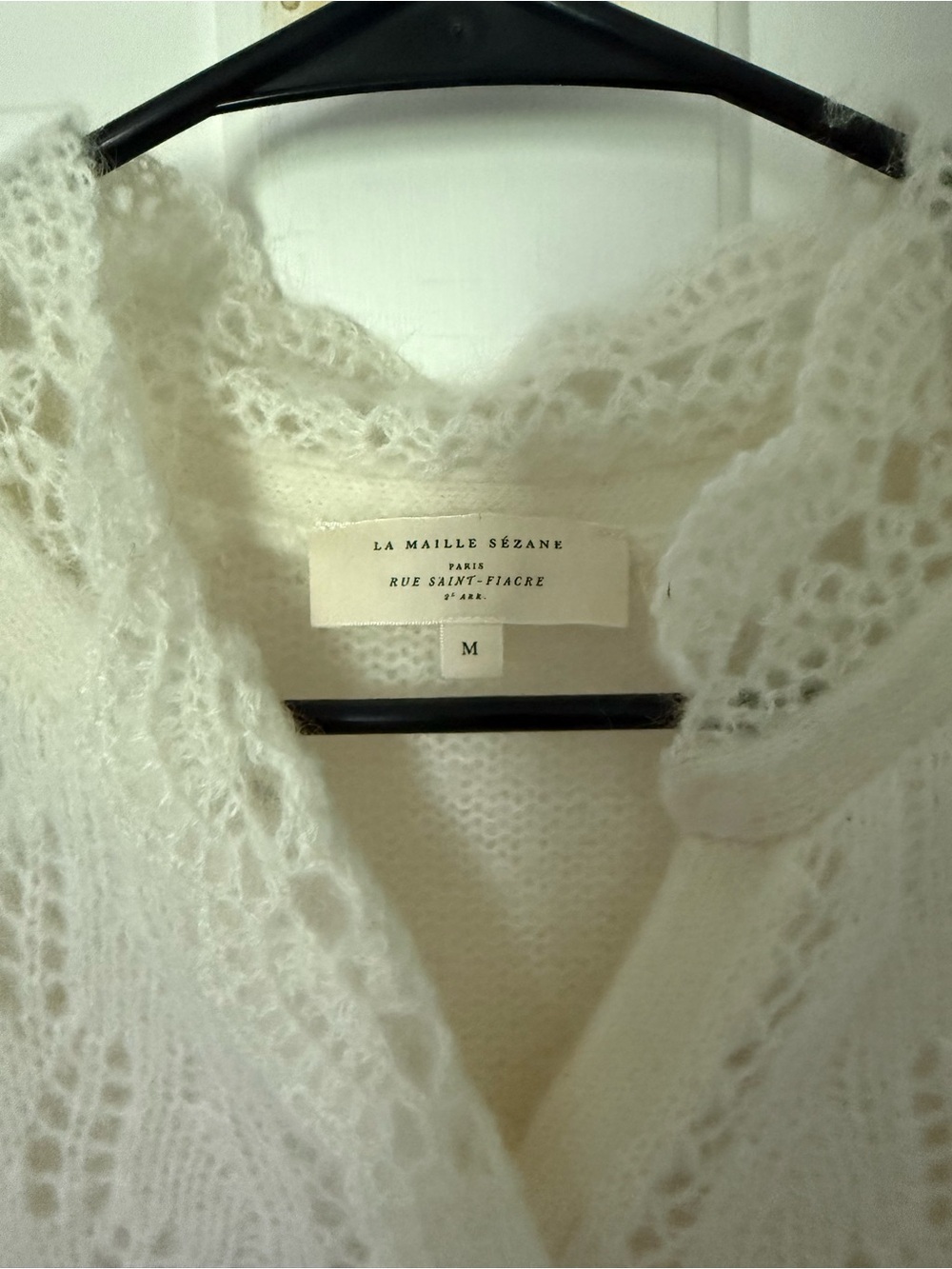 Sezane SOLD OUT Angie Cardigan in Ecru - Picture 4 of 4